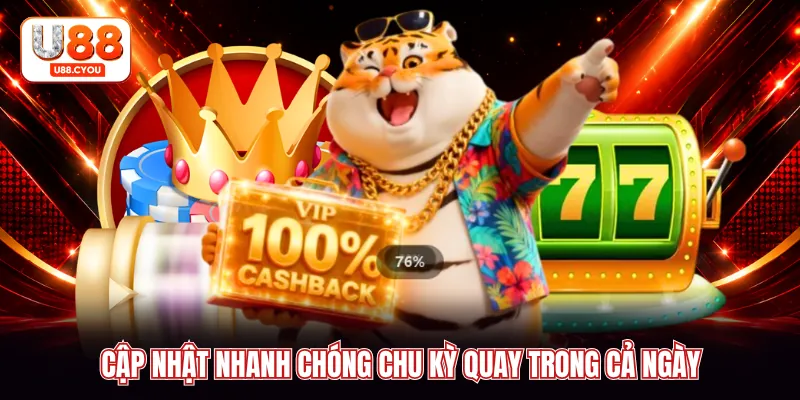 Cập nhật nhanh chóng chu kỳ quay trong cả ngày